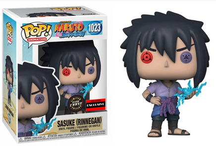 Funko POP! Animation Naruto Shippuden Sasuke Rinnegan #1023 Chase Variant AAA Anime Exclusive