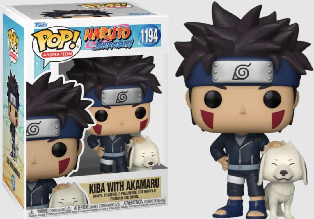 Funko POP! Animation Naruto Shippuden Kiba With Akamaru #1194