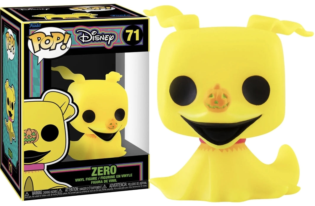 Funko POP! Disney The Nightmare Before Christmas Zero #71 Blacklight