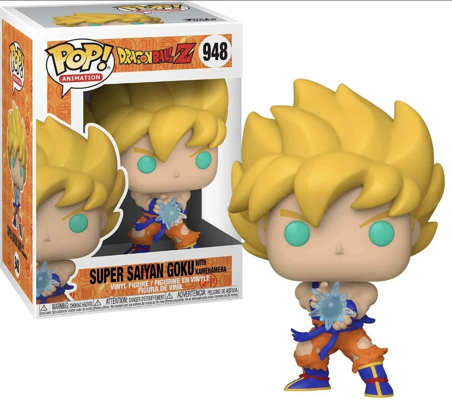 Funko POP! Animation Dragonball Z Super Saiyan Goku With Kamehameha #948