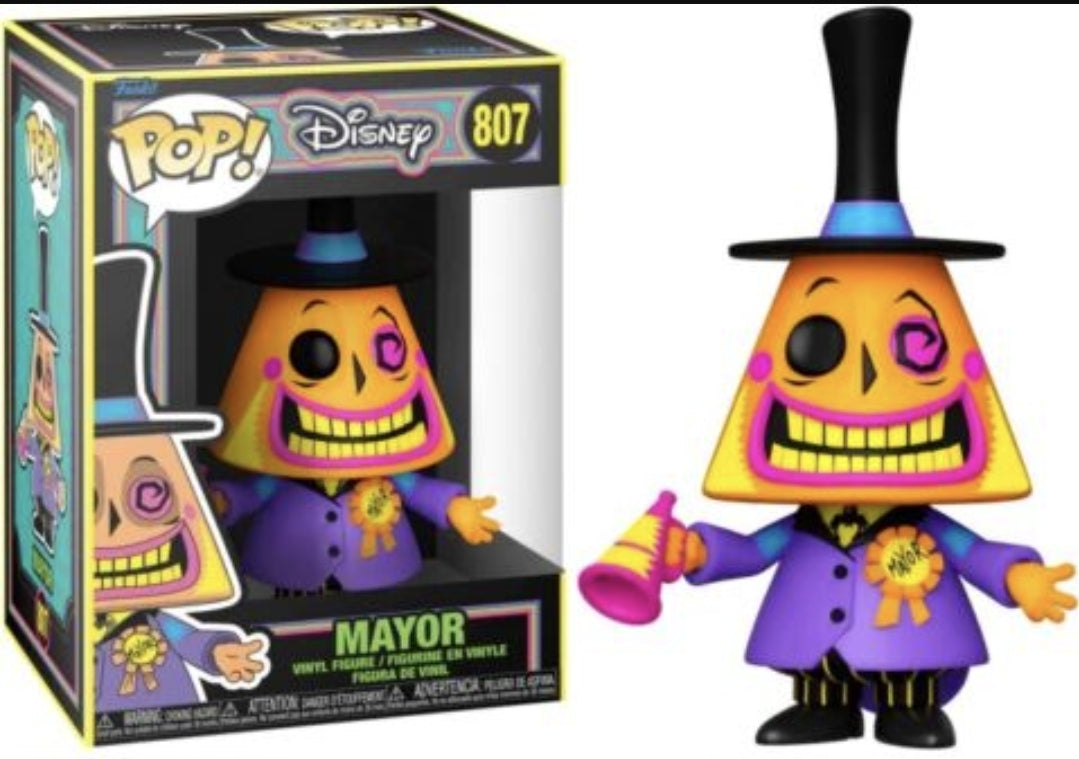 Funko POP! Disney The Nightmare Before Christmas Mayor Blacklight