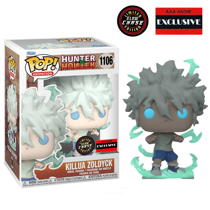 Funko POP! Animation Hunter x Hunter Killua Zoldyck #1106 AAA Anime Exclusive Chase Variant